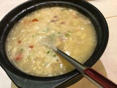 鲜虾疙瘩汤-蓝珊甄选海鲜自助·火锅大排档(近阿那亚店)