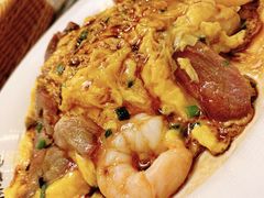 虾仁叉烧双拼滑蛋饭-旺记冰室(九龙中心大厦店)