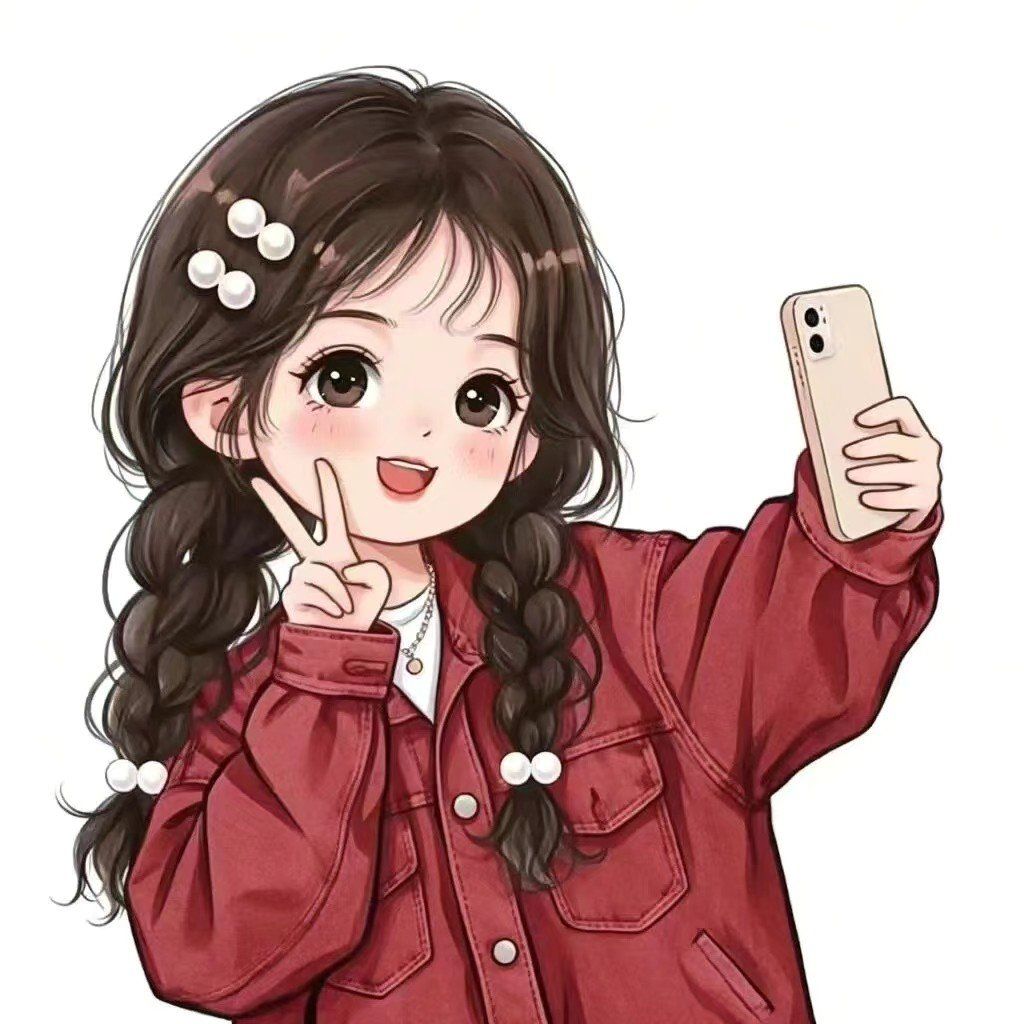 清新简约女头像