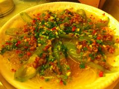 蒜蓉粉丝蒸丝瓜-清华大学-甲所餐厅