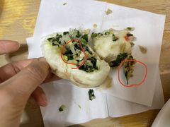 韭菜鸡蛋素包-石头门坎