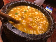 石锅鸡汤豆腐-绿茶餐厅(华联万柳店)