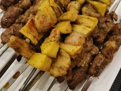 羊肉串板筋-巴依老爷新疆美食(清华东门店)