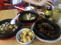 干湿肉骨茶&nbsp;黄酒虾-新记肉骨茶