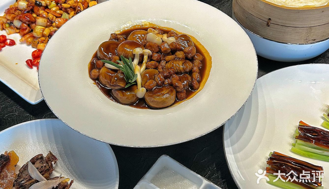 西安探店｜这家的烤鸭真的一绝 大董海参店