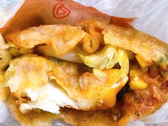 -小红车炸蛋葱油饼