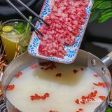 谁懂❗️粥底火锅配潮汕生腌有多鲜🤩