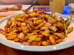 炒蝉蛹-四禧精酿烧烤串吧(大明湖店)