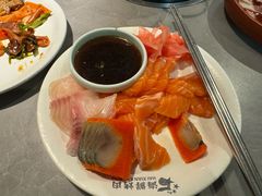 三文鱼-伍棵煋炭烤自助料理·烤鳗鱼(浦东食品城店)