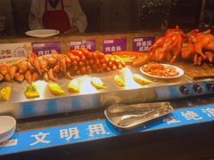 自助取餐区-韩京炭火烤肉自助料理(柯桥万达店)