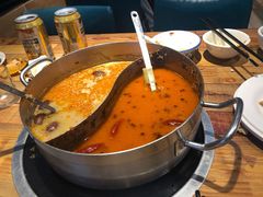鸳鸯锅-蒙肥羊·酸汤潮牛·鲜牛肉火锅烤肉自助(岗顶店)
