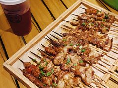 -山野的朋友露营炭火烤肉