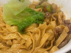 杭椒炒肉汤面-泉市鲜活牛肉面(杭州太合商业中心店)