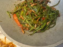 干锅扁豆丝-额娘·春饼烤鸭(华北七楼创始店)