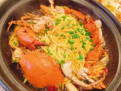 黄金蟹黄面-不仔客海鲜·烧烤·270度海景餐厅(大东海店)