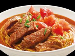 原汁番茄牛腩面-家烧面馆【南山路知名经典面食】