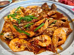 -东来菜馆•手抓海鲜家常菜•海鲜锅贴(鸽子窝店)
