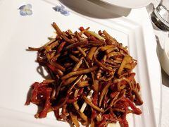 鲜茶树菇牛柳-106餐厅(山水文园店)