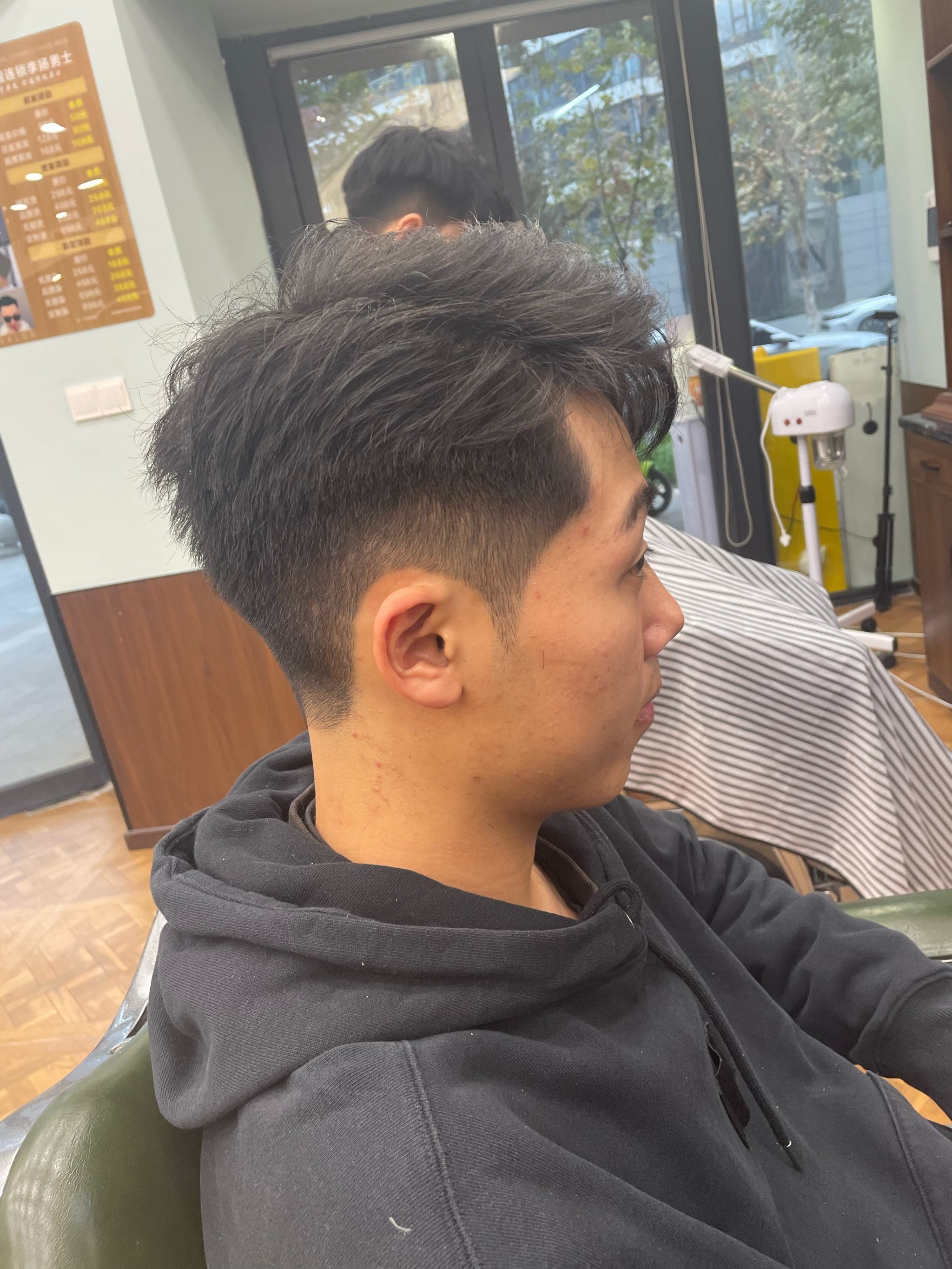 修剪新男士发型