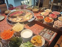 九宫格盖碗菜-纸盐河码头火锅(十八梯店)