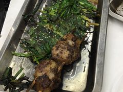 烤韭菜-天津乾毓德饭庄·清真传统炒菜·海鲜烧烤(咸阳路店)