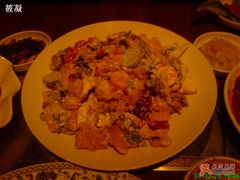 鸡块色拉-郑阿姨的家·이모네·韩料&烤肉(武川路店)
