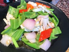 尖椒鱿鱼-潮十三潮汕砂锅粥(高新四路大都荟店)