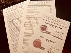 菜单-Wolfgang’s Steakhouse 沃夫冈牛排馆(上海白玉兰广场店)