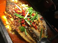 -探鱼·鲜青椒爽麻烤鱼(三水广场店)