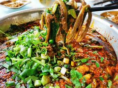 老板娘亲自拌匀的鳝丝-乐山第一家临江鳝丝(茶坊路店)