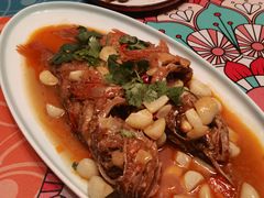 蒜仔干烧深海紫红斑鱼-鲜味食族水产·海鲜餐厅