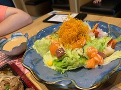 柚子三文鱼沙拉-鹅喜粤·广州味·点心·烧鹅(长隆店)