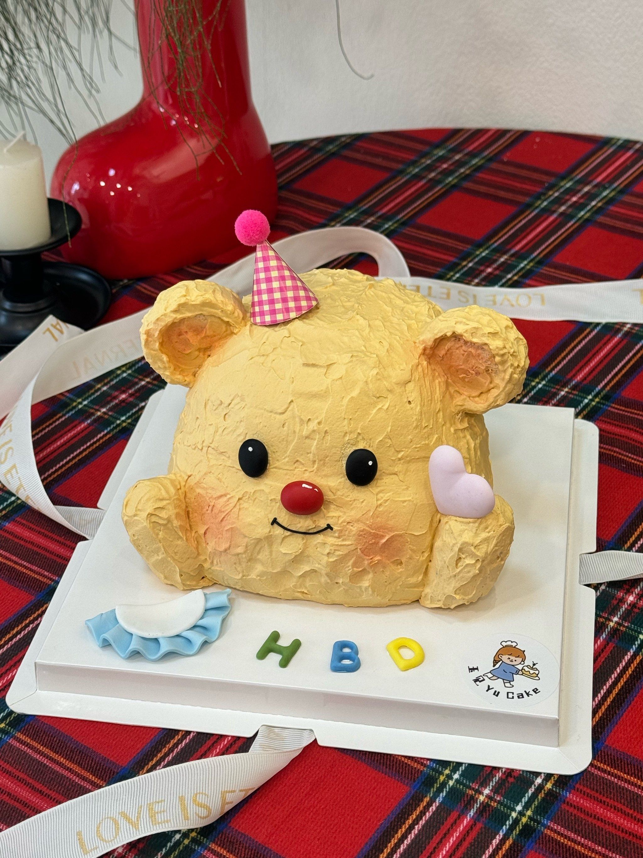 小熊蛋糕 甜蜜满分哦