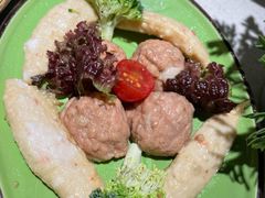素丸子素排骨双拼-一叶一世界•素食餐厅(环球中心店)