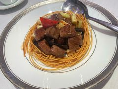葱爆牛肉粒-东富酒家(龙湖西溪天街店)