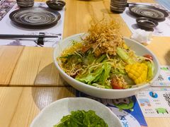 海鲜牛油果色拉-鲔吞·和牛寿喜烧(闵行区绿瘦酒店)