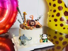 -咖咖熊蛋糕定制·英国蓝风车动物性淡奶油