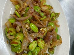 炒臭豆-明记烧鱼美味店