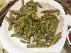 鸭蛋黄焗豆角-红宾酒楼(百姓家宴店)
