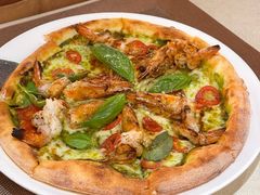 鲜虾罗勒松子酱披萨-BONAZZA 意大利餐厅