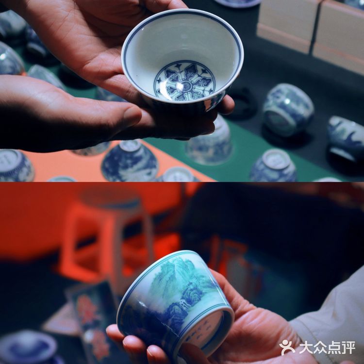 景德镇陶溪川文创街区瓷器夜市电影色调色