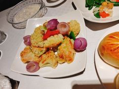 虾仁菜花-弘雅饭店