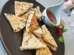 泰式芝麻煎豆腐-甜阿姨·天台花园私房菜(万松园店)