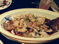 葱烧鲈鱼-绿茶餐厅(乐峰广场店)