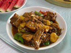 板栗烧鸡-天乐农家鱼头王(天目湖店)