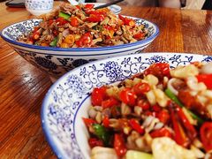 卜豆角炒鸡杂-好呷八大碗(五羊店)