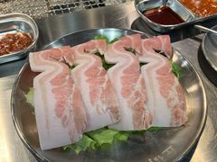 原切五花肉-大丘街路边烤牛肉