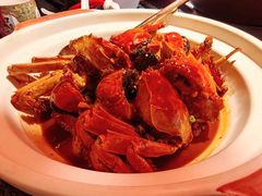 大闸蟹炒年糕-老吉堂上海本帮菜(工体店)