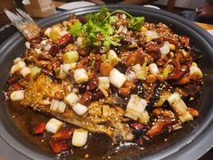 宫保鸡丁口味烤鱼-锦尚阁烤鱼•天津菜(宣武门胡同店)