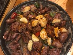 烤鸡心-老东镇啤酒屋海鲜加工·蒸汽海鲜·海鲜烧烤(台东店)